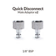 Gaahleri Airbrush Airbrush Components 2 Pcs Airbrush Quick Male Adapter