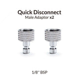 Gaahleri Airbrush Airbrush Components 2 Pcs Airbrush Quick Male Adapter