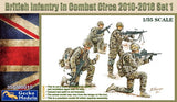 Gecko MILITARY MODEL Gecko 1/35 British Infantry in Combat 2010-12 Set 1 (4) (New Tool) Kit