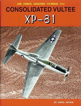 Ginter Books HOBBY BOOKS Ginter Books - Air Force Legends: Consolidated Vultee XP81