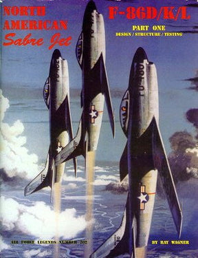 Ginter Books HOBBY BOOKS Ginter Books - Air Force Legends: North America Sabre Jet F86D/K/L Pt.1