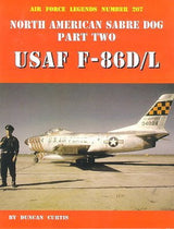 Ginter Books HOBBY BOOKS Ginter Books - Air Force Legends: North American Sabre Dog Pt.2 USAF F86D/L