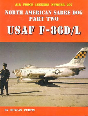 Ginter Books HOBBY BOOKS Ginter Books - Air Force Legends: North American Sabre Dog Pt.2 USAF F86D/L