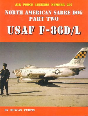 Ginter Books HOBBY BOOKS Ginter Books - Air Force Legends: North American Sabre Dog Pt.2 USAF F86D/L