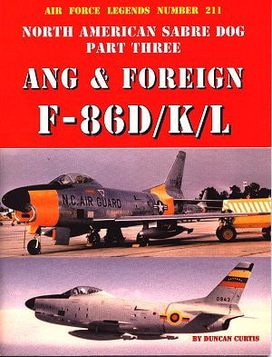 Ginter Books HOBBY BOOKS Ginter Books - Air Force Legends: North American Sabre Dog Pt.3 ANG & Foreign F86D/K/L