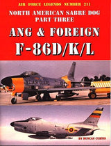 Ginter Books HOBBY BOOKS Ginter Books - Air Force Legends: North American Sabre Dog Pt.3 ANG & Foreign F86D/K/L
