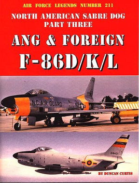 Ginter Books HOBBY BOOKS Ginter Books - Air Force Legends: North American Sabre Dog Pt.3 ANG & Foreign F86D/K/L
