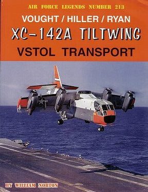Ginter Books HOBBY BOOKS Ginter Books - Air Force Legends: Vought/Hiller/Ryan XC142A Tiltwing VSTOL Transport