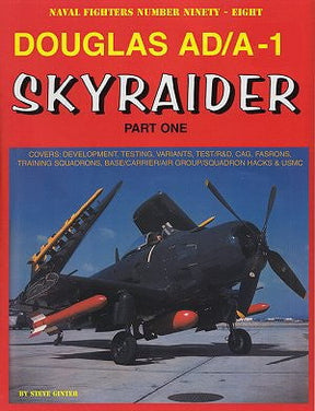 Ginter Books HOBBY BOOKS Ginter Books - Naval Fighters: Douglas AD/A1 Skyraider Pt.1