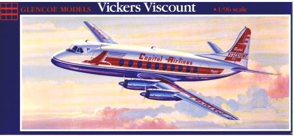 Glencoe MODEL AIRCRAFT Glencoe Aircraft 1/96 Vickers Viscount 745 Aircraft Kit