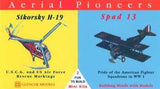 Glencoe MODEL AIRCRAFT Glencoe Aircraft Mini Aircraft Set WWI Spad XIII & Sikorsky H19 Kit
