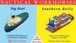 Glencoe MODEL SHIPS Glencoe Ships 1/400 Nautical Workhorses Tug & Mississippi Southern Belle Kit
