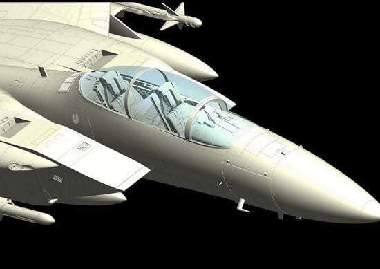Great Wall Hobby MODEL AIRPLANES Great Wall Hobby 1/48 F15B/D USAF & Israeli Tactical Fighter (2 in 1) Kit