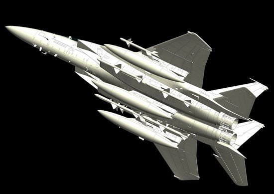 Great Wall Hobby MODEL AIRPLANES Great Wall Hobby 1/48 F15B/D USAF & Israeli Tactical Fighter (2 in 1) Kit