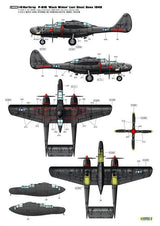 Great Wall Hobby MODEL AIRPLANES Great Wall Hobby 1/48 WWII USAAF P61B Black Widow Aircraft Last Shoot Down 1945 Kit