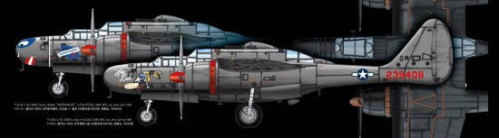 Great Wall Hobby MODEL AIRPLANES Great Wall Hobby 1/48 WWII USAAF P61B Black Widow Aircraft Last Shoot Down 1945 Kit