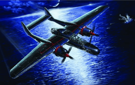 Great Wall Hobby MODEL AIRPLANES Great Wall Hobby 1/48 WWII USAAF P61B Black Widow Aircraft Last Shoot Down 1945 Kit