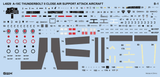 Great Wall Hobby SCALE MODEL KITS Great Wall Hobby 1/48 A10C Thunderbolt II Close Air Support Attack Aircraft Kit