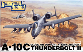 Great Wall Hobby SCALE MODEL KITS Great Wall Hobby 1/48 A10C Thunderbolt II Close Air Support Attack Aircraft Kit