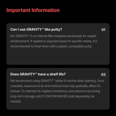 Gunprimer Accessories Gunprimer Gravity Weight Filler [Iron / 180g]