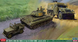 Hasegawa MILITARY MODEL Hasegawa 1/72 M24 Chaffee Tank, M3A1 Halftrack & 1/4-Ton 4x4 Utility Truck JGSDF/NPR Ltd Edition (3) Kits