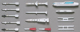 Hasegawa MODEL AIRPLANES Hasegawa 1/72 Weapons III - US Air to Air Missiles Kit