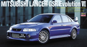 Hasegawa MODEL CARS Hasegawa 1/24 Mitsubishi Lancer GSR Evolution VI 4-Door Sports Car Kit