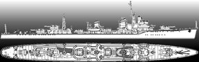 Hasegawa MODEL SHIPS Hasegawa 1/700 Japanese Navy Destroyer Hayanami Kit