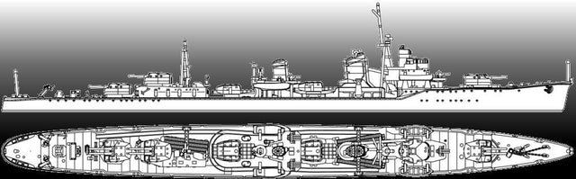 Hasegawa MODEL SHIPS Hasegawa 1/700 Japanese Navy Destroyer Hayanami Kit