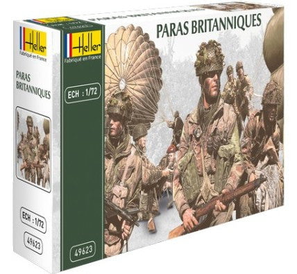 Heller MILITARY MODELS Heller 1/72 British Paratroopers (50) Kit