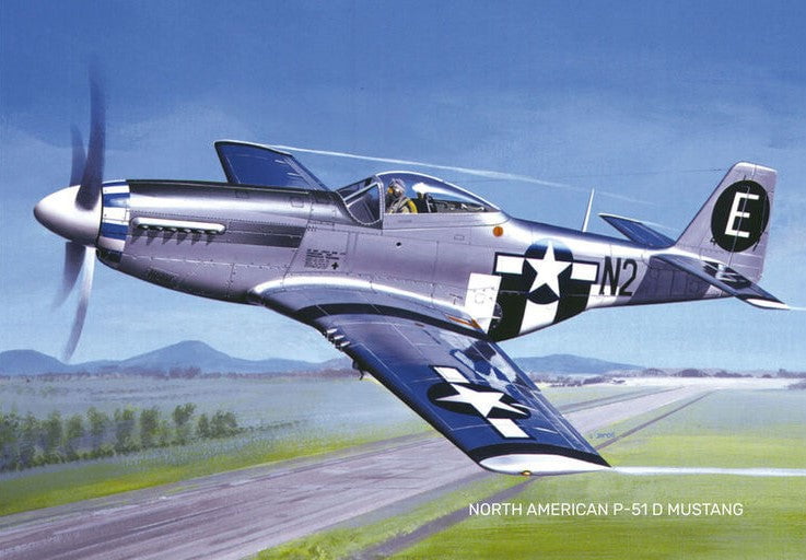 Heller MODEL AIRCRAFT Heller 1/72 P51 Mustang Aircraft Kit