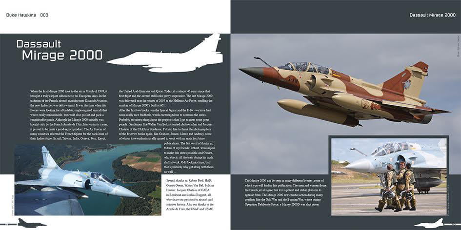 Historical Military HOBBY BOOKS Historical Military - Duke Hawkins Aircraft in Detail 3: Dassault Mirage 2000 Flying in Air Forces Around the World