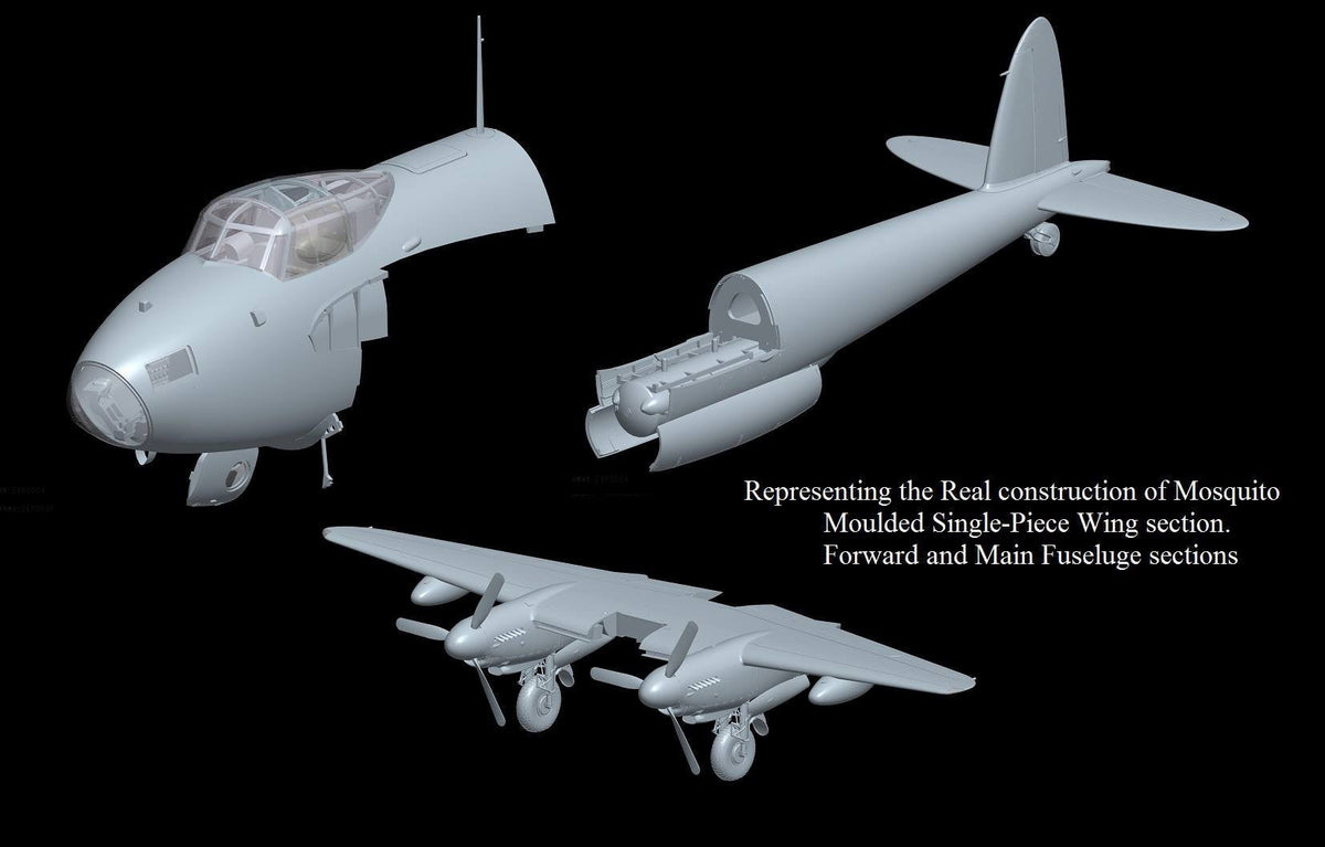 HK Models MODEL AIRCRAFT HK Models 1/32 DeHavilland Mosquito B Mk IX/XVI British Bomber Kit