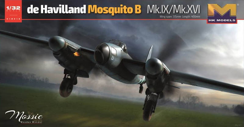 HK Models MODEL AIRCRAFT HK Models 1/32 DeHavilland Mosquito B Mk IX/XVI British Bomber Kit