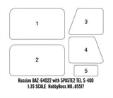 Hobby Boss MILITARY MODEL Hobby Boss 1/35 Russian BAZ-64022 w/5P85TE2 TEL S-400 Kit
