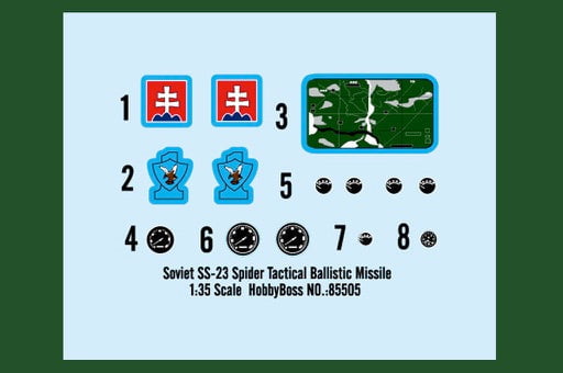 Hobby Boss MILITARY MODEL Hobby Boss 1/35 SOVIET SS-23 Spider Missle Kit