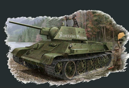 Hobby Boss MILITARY MODEL Hobby Boss 1/48 T-34/76 Russian Model 43 Kit