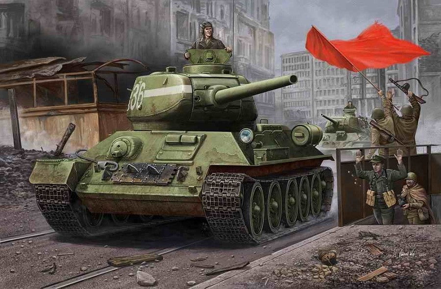 Hobby Boss MILITARY MODEL Hobby Boss 1/48 T-34/85 Russian Model 44 Kit