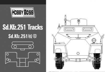 Hobby Boss MODEL AIRPLANES Hobby Boss 1/35 Sd.Kfz.251 TRACKS KIT