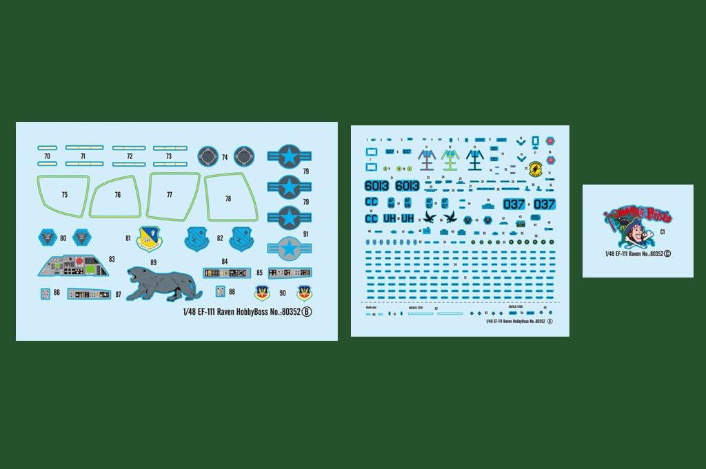 Hobby Boss MODEL AIRPLANES Hobby Boss 1/48 EF-111 Raven Kit