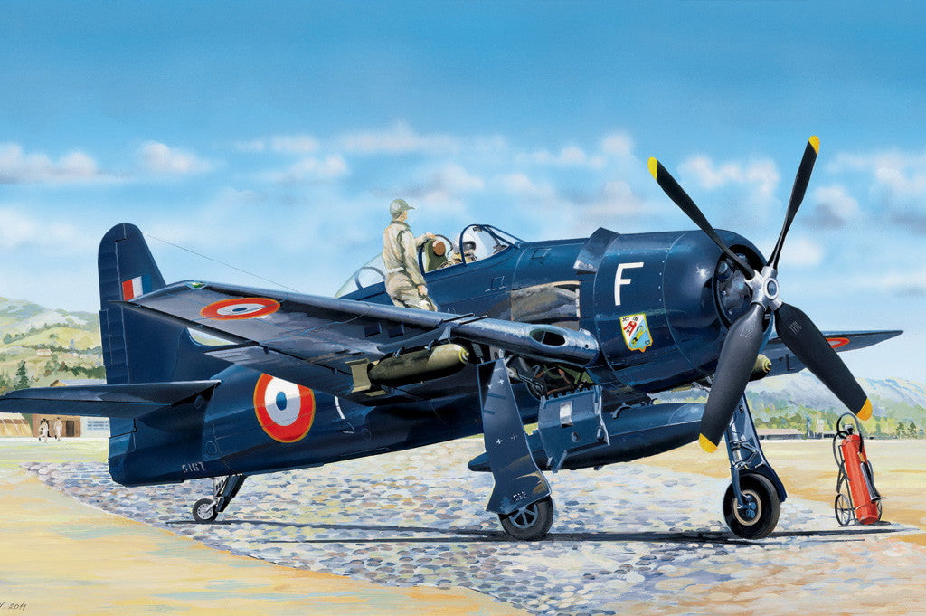 Hobby Boss MODEL AIRPLANES Hobby Boss 1/48 F8F-1B Bearcat Kit