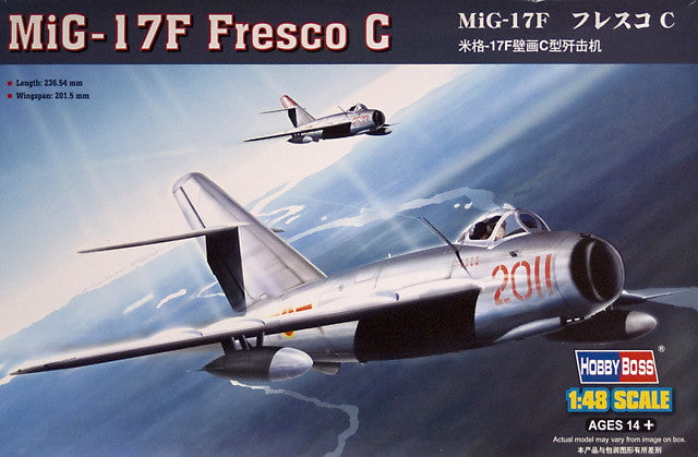 Hobby Boss MODEL AIRPLANES Hobby Boss 1/48 MiG-17F Fresco C Kit