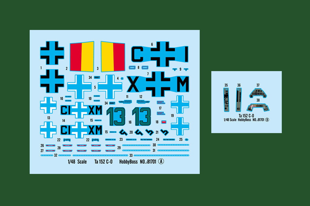 Hobby Boss MODEL AIRPLANES Hobby Boss 1/48 TA-152 C-0 Kit