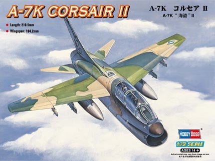 Hobby Boss MODEL AIRPLANES Hobby Boss 1/72 A-7K Corsair II Kit