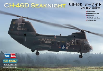 Hobby Boss MODEL AIRPLANES Hobby Boss 1/72 CH-46D Sea Knight Kit