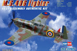 Hobby Boss MODEL AIRPLANES Hobby Boss 1/72 French Ms.406 Fighter Kit