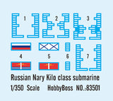 Hobby Boss MODEL SHIPS Hobby Boss 1/350 PLA Navy Kilo Class Sub Kit