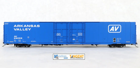HomeShops HomeShops HFB-001-002 AV - Arkansas Valley #29059 86' Double Plug Door Boxcar HO Scale