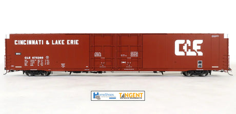 HomeShops HomeShops HFB-003-001 CLE - Cincinnati & Lake Erie #675260 Greenville 86' Double Plug Door Boxcar HO Scale