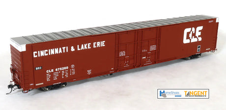 HomeShops HomeShops HFB-003-001 CLE - Cincinnati & Lake Erie #675260 Greenville 86' Double Plug Door Boxcar HO Scale